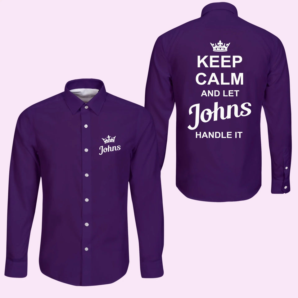 Black Long Sleeve Button