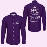 Black Long Sleeve Button