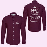 Black Long Sleeve Button