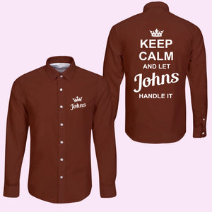 Black Long Sleeve Button