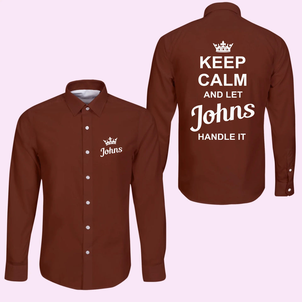 Black Long Sleeve Button