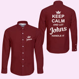 Black Long Sleeve Button