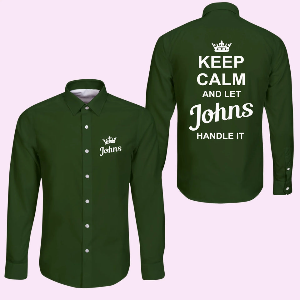 Black Long Sleeve Button