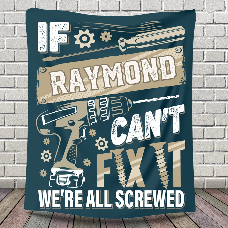 Dark Aqua Sherpa Blanket