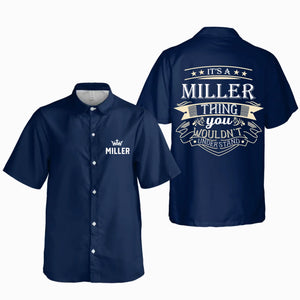 Personalized Name Hawaiian Shirt – It’s A Name Thing You Wouldn’t Understand – Custom Button Shirt