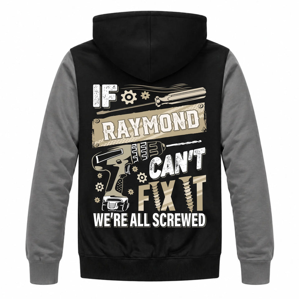 black-fleece-zip hoodie