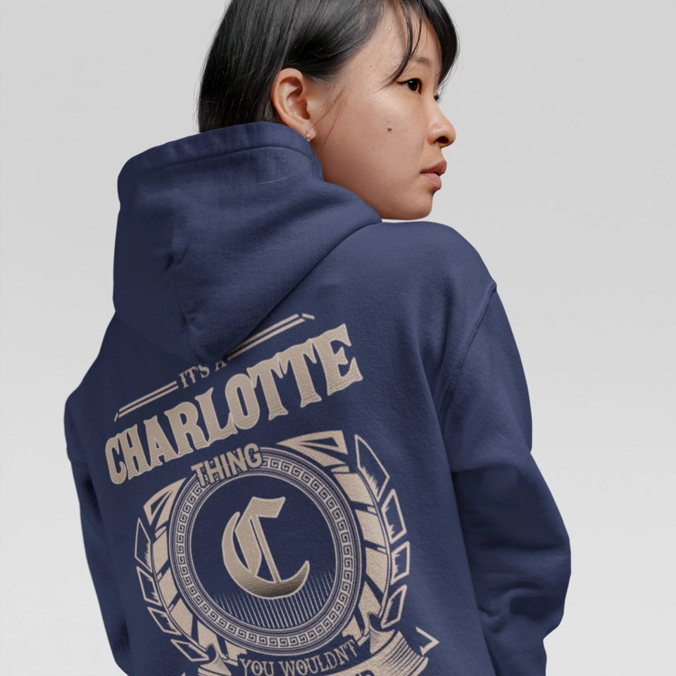 Personalized Name Hoodie with Initial - It’s A Name Thing You Wouldn't Understand - Crest Style