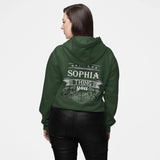 Personalized Name Hoodie - It’s A Name Thing - Crown Ribbon Typography
