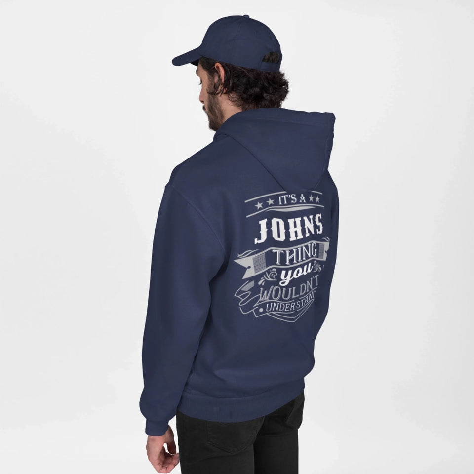 Personalized Name Hoodie - It’s A Name Thing - Crown Ribbon Typography