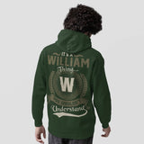 Custom Name Hoodie with Initial - It’s A Name Thing - Vintage Crest Style 