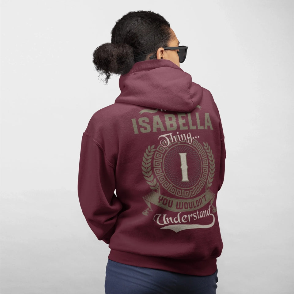 Custom Name Hoodie with Initial - It’s A Name Thing - Vintage Crest Style