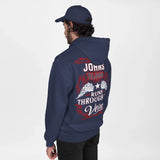 Personalized Name Hoodie - Runs Through My Veins