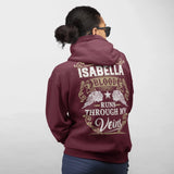 Personalized Name Hoodie - Runs Through My Veins