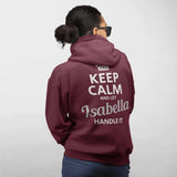 Personalized Name Hoodie - Keep Calm And Let Name Handle It