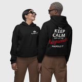 Personalized Name Hoodie - Keep Calm And Let Name Handle It