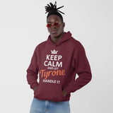 Custom Name Hoodie - Keep Calm and Let The Last Name Handle It - Front
