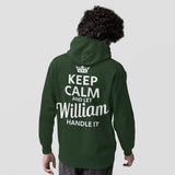 Personalized Name Hoodie - Keep Calm And Let Name Handle It