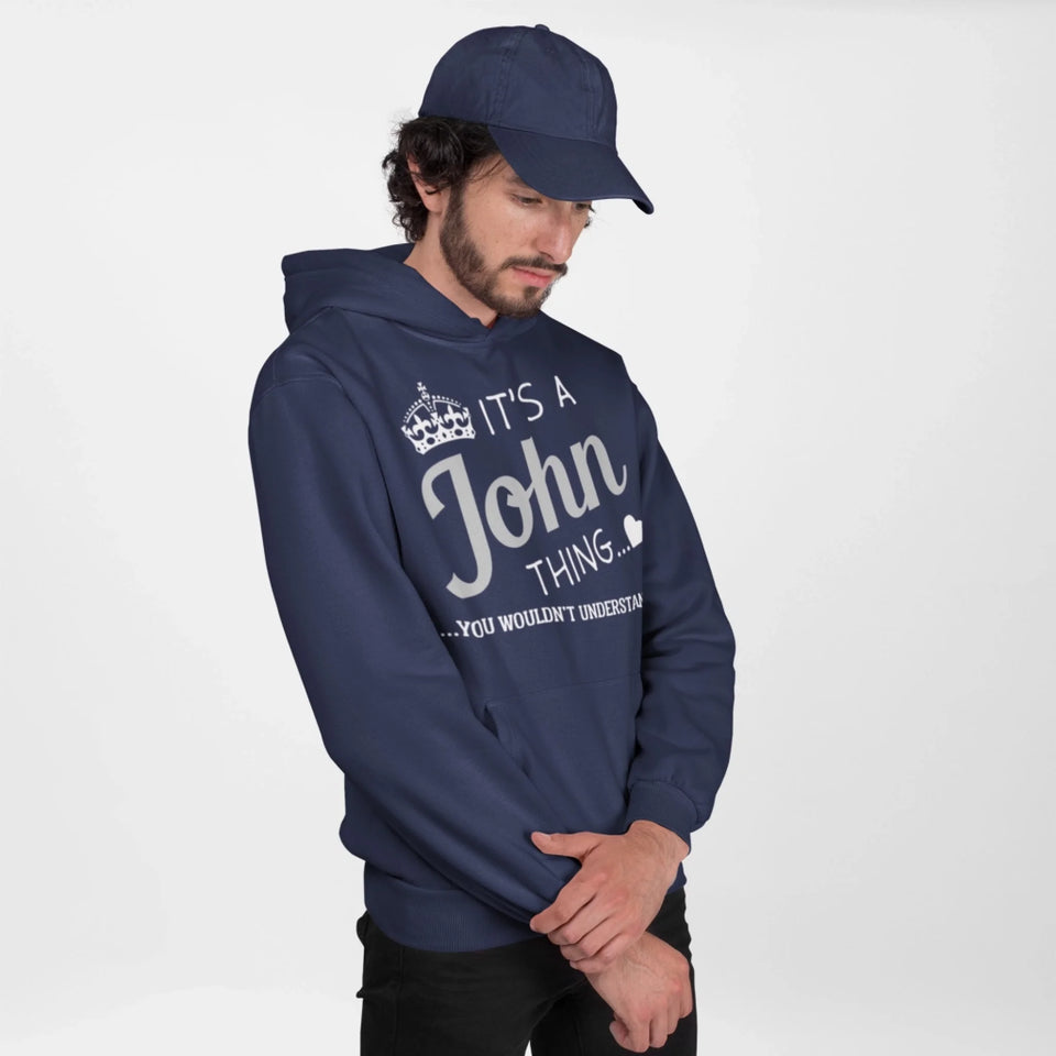 Custom Name Hoodie - It's A Family Name Thing - Front