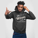 Custom Name Hoodie - It's A Family Name Thing - Front