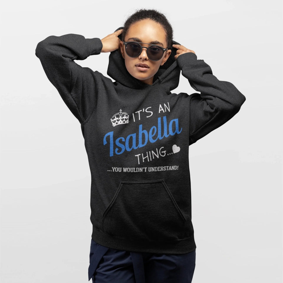 Custom Name Hoodie - It's A Family Name Thing - Front