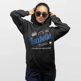 Custom Name Hoodie - It's A Family Name Thing - Front