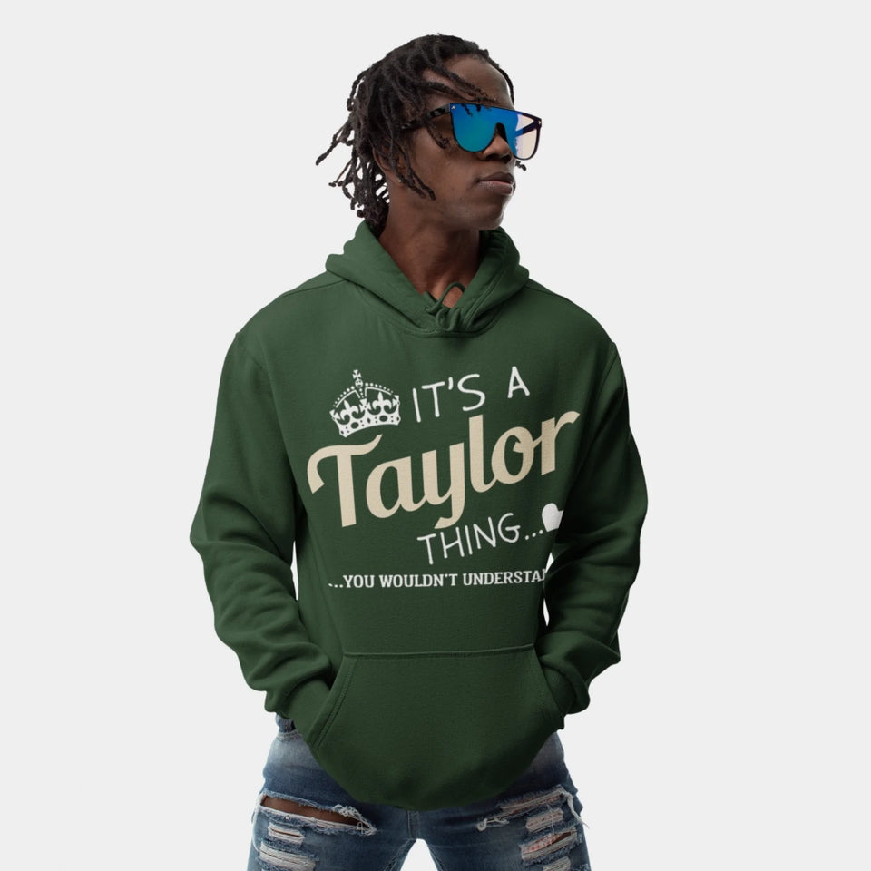 Custom Name Hoodie - It's A Family Name Thing - Front