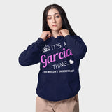 Custom Name Hoodie - It's A Family Name Thing - Front