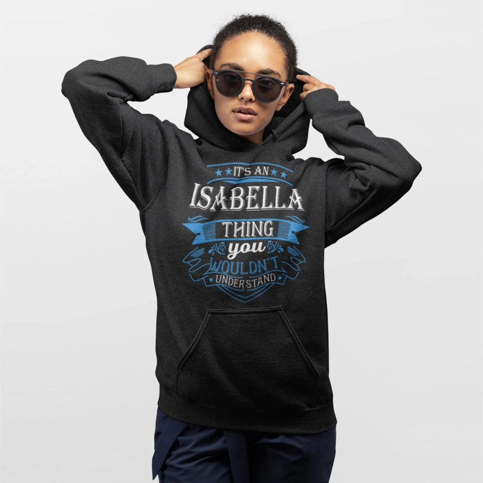 Custom Name Hoodie - It’s A Name Thing - Vintage Typography Front