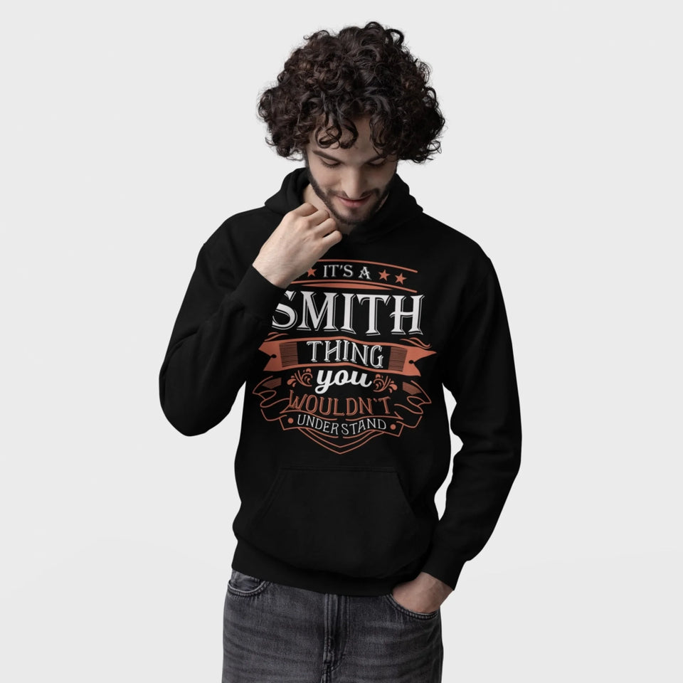 Custom Name Hoodie - It’s A Name Thing - Vintage Typography Front-1