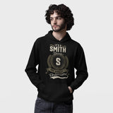 Custom Name and Initial Hoodie - It’s A Name Thing - Vintage Crest Style Front_