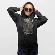 Custom Name and Initial Hoodie - It’s A Name Thing - Vintage Crest Style Front