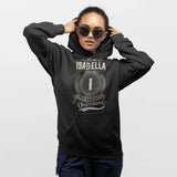 Custom Name and Initial Hoodie - It’s A Name Thing - Vintage Crest Style Front