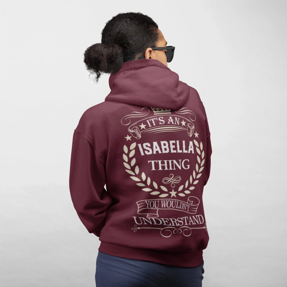Personalized Name Hoodie - It’s A Name Thing - Vintage Laurel Crest