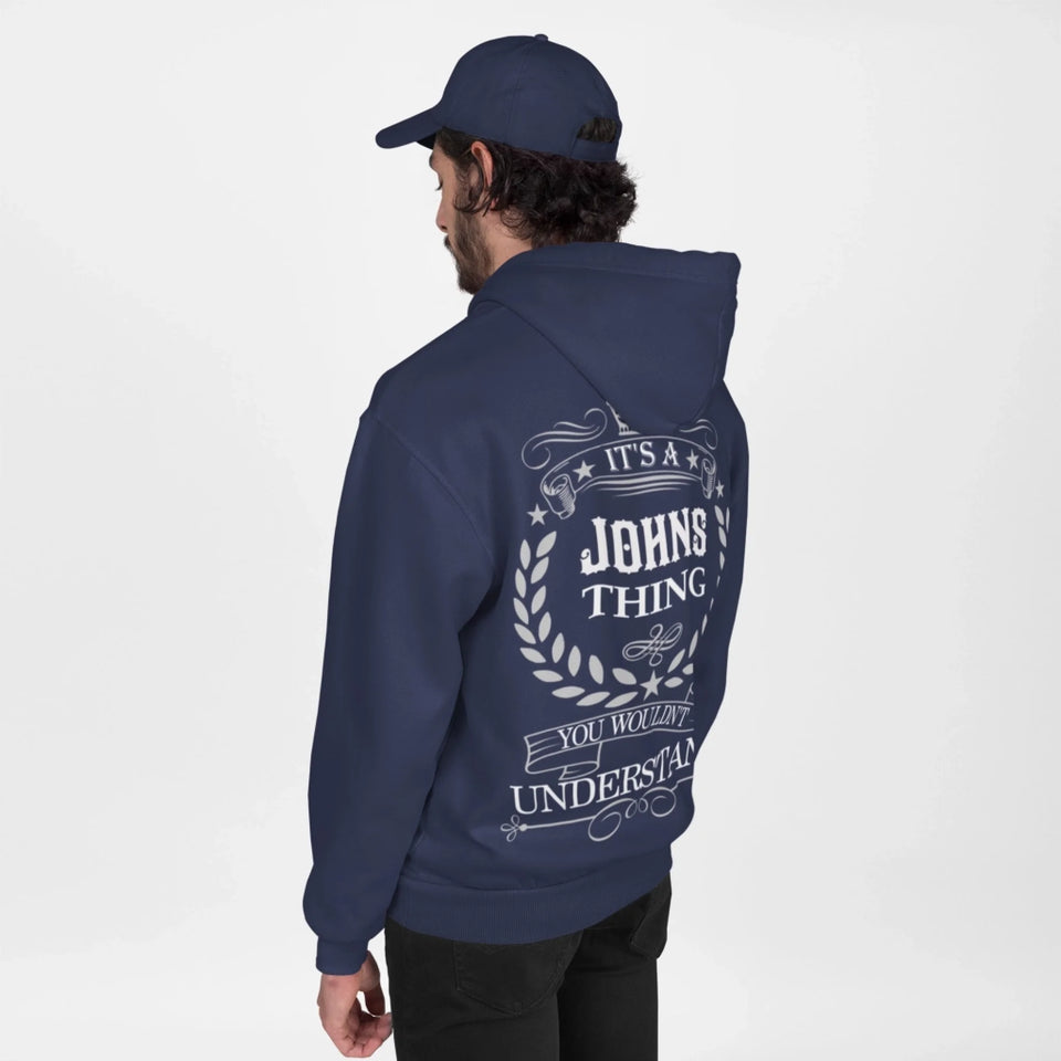 Personalized Name Hoodie - It’s A Name Thing - Vintage Laurel Crest