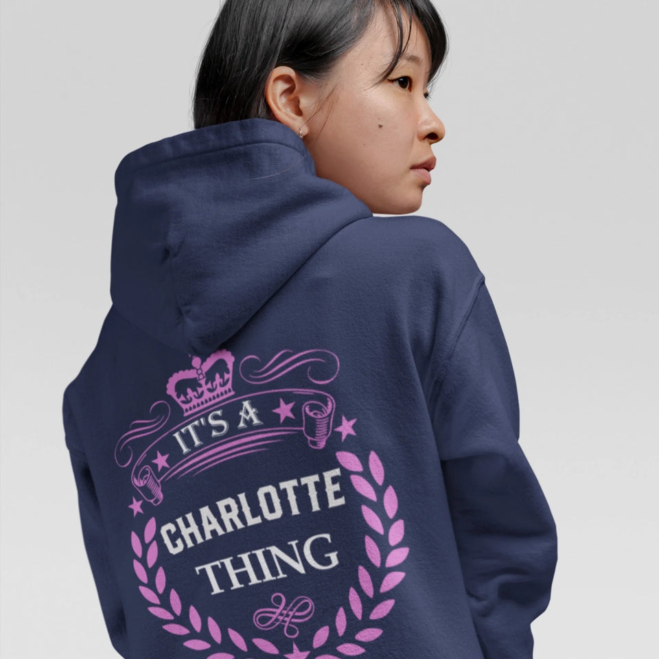 Personalized Name Hoodie - It’s A Name Thing - Vintage Laurel Crest