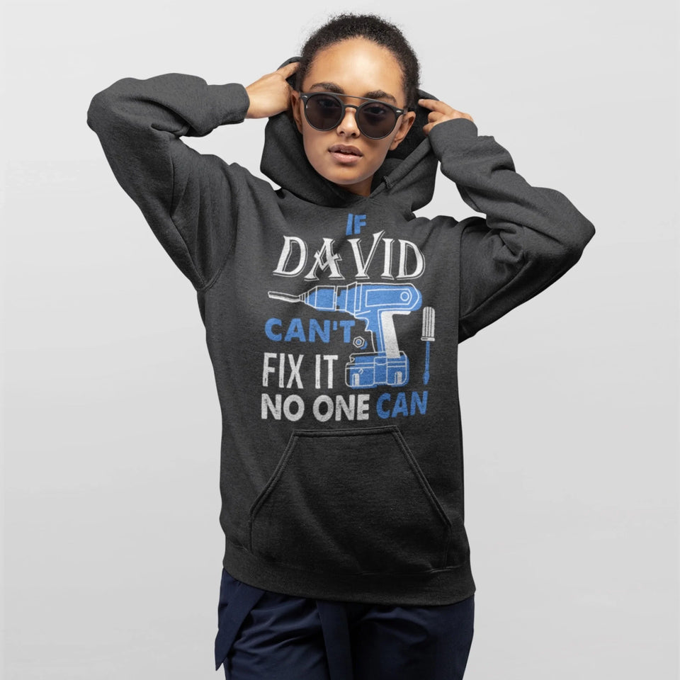 Custom Name Hoodie - If Name Can’t Fix It Handyman Pullover-1