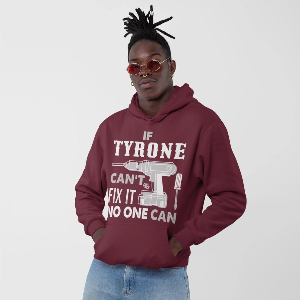 Custom Name Hoodie - If Name Can’t Fix It Handyman Pullover