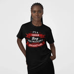 Personalized Name T-Shirt - It’s A Name Thing - Ribbon Typography Front-23