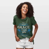 Custom Name T-Shirt - It’s A Name Thing - Crown Ribbon Typography-1