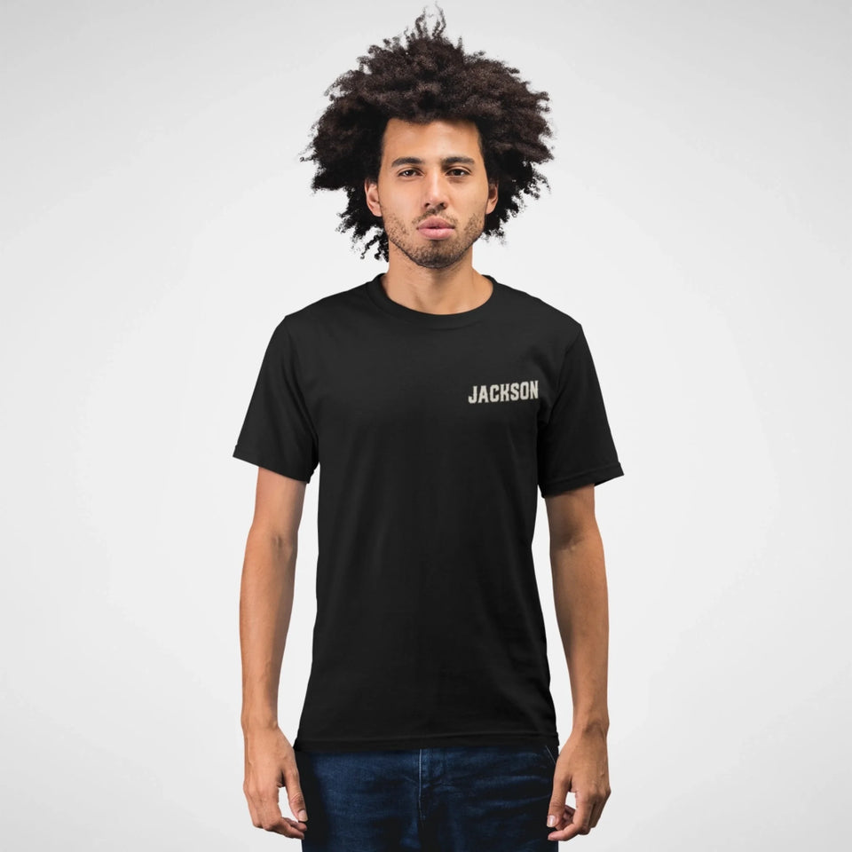 Custom Name T-Shirt with Initial - It’s A Name Thing - Vintage Crest Style