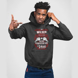 Custom Name Hoodie - Runs Through My Veins - Front