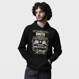 Custom Name Hoodie - Runs Through My Veins - Front