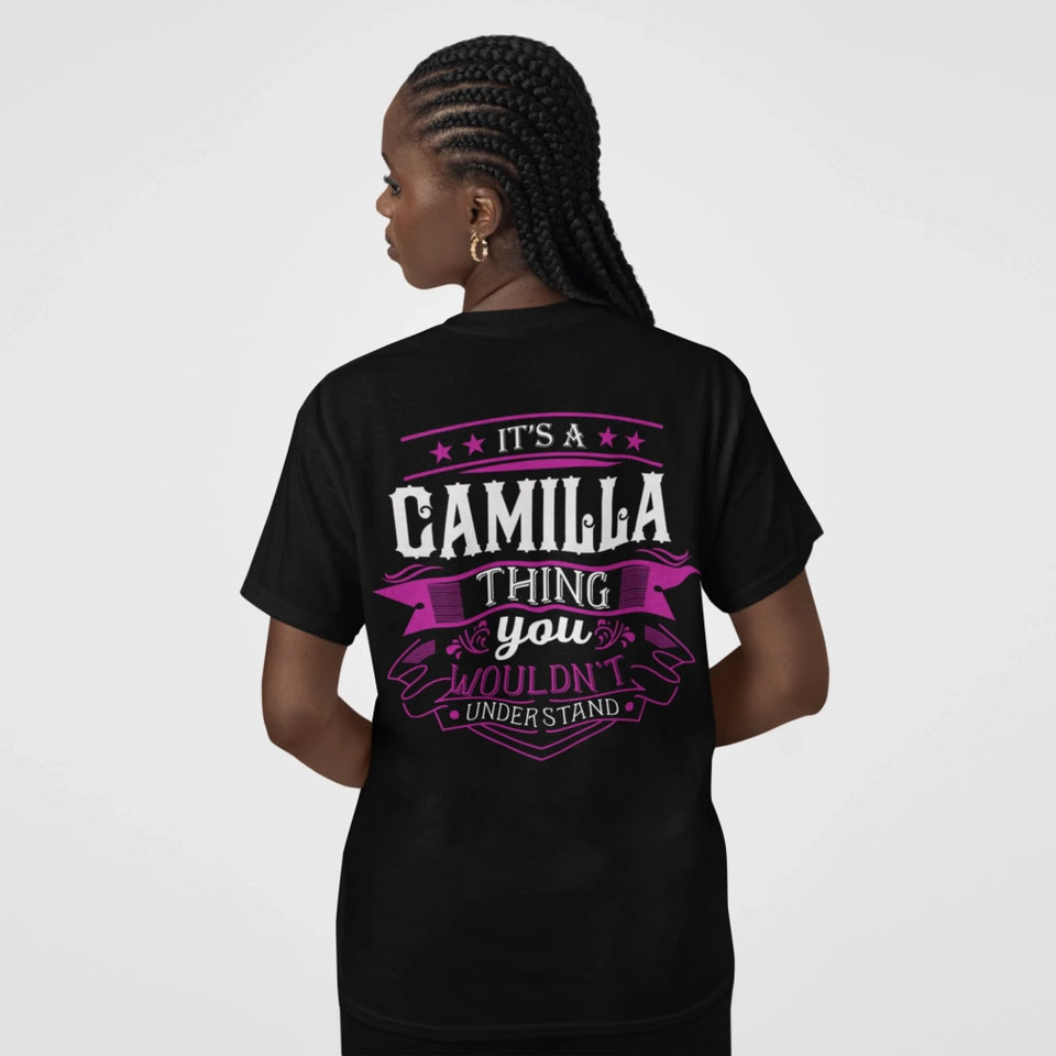Personalized Name T-Shirt - It's A Name Thing - Vintage Typography-1