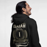 Custom Name Full-Zip Hoodie with Initial - It’s A Name Thing - Vintage Crest Style