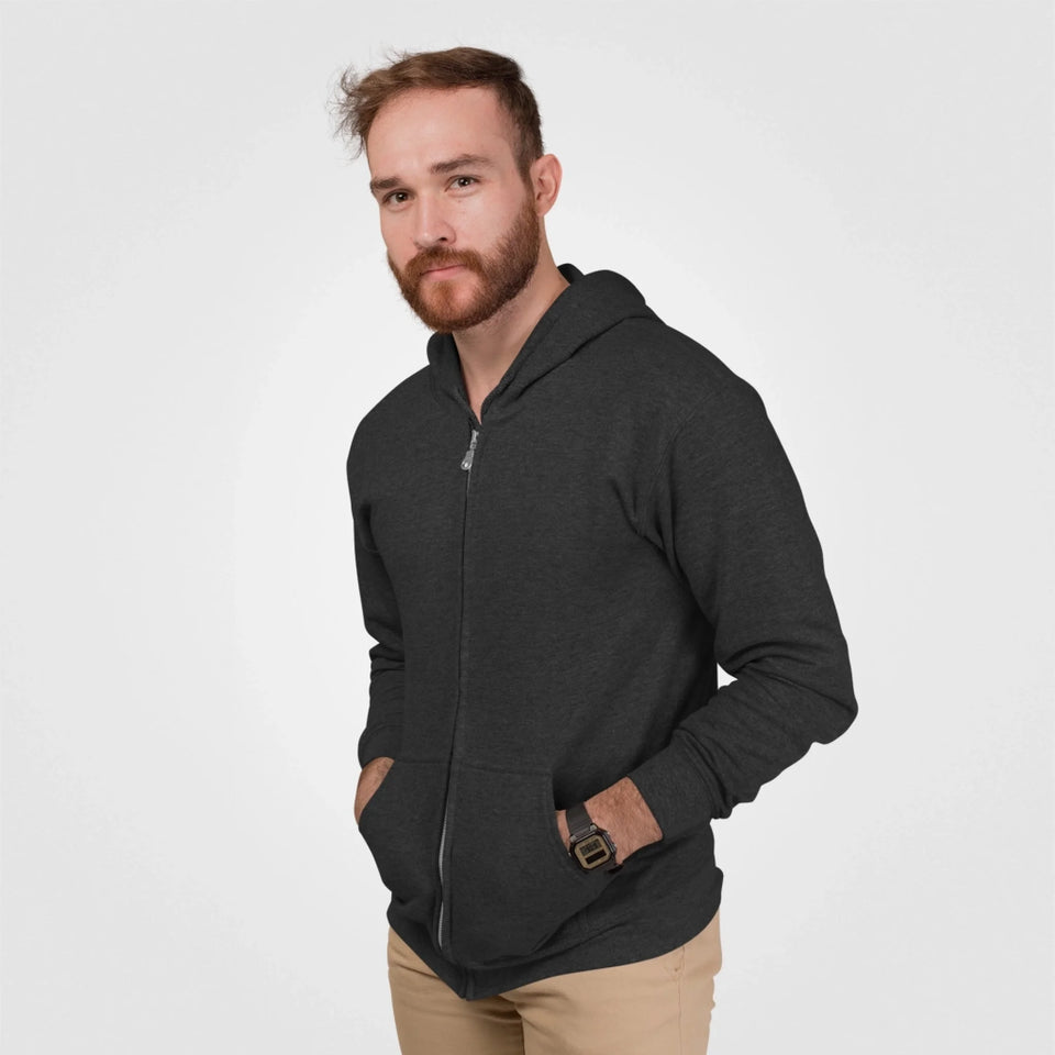 Custom Name Full-Zip Hoodie with Initial - It’s A Name Thing - Vintage Crest Style