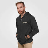 Custom Name Full-Zip Hoodie with Initial - It’s A Name Thing - Vintage Crest Style