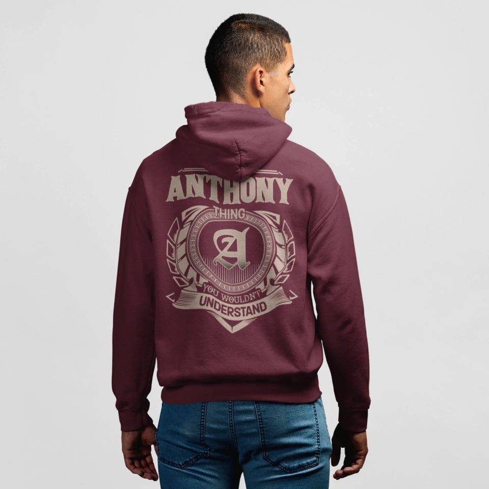 Custom Name Full-Zip Hoodie - It’s A Name Thing - Crest Style-2