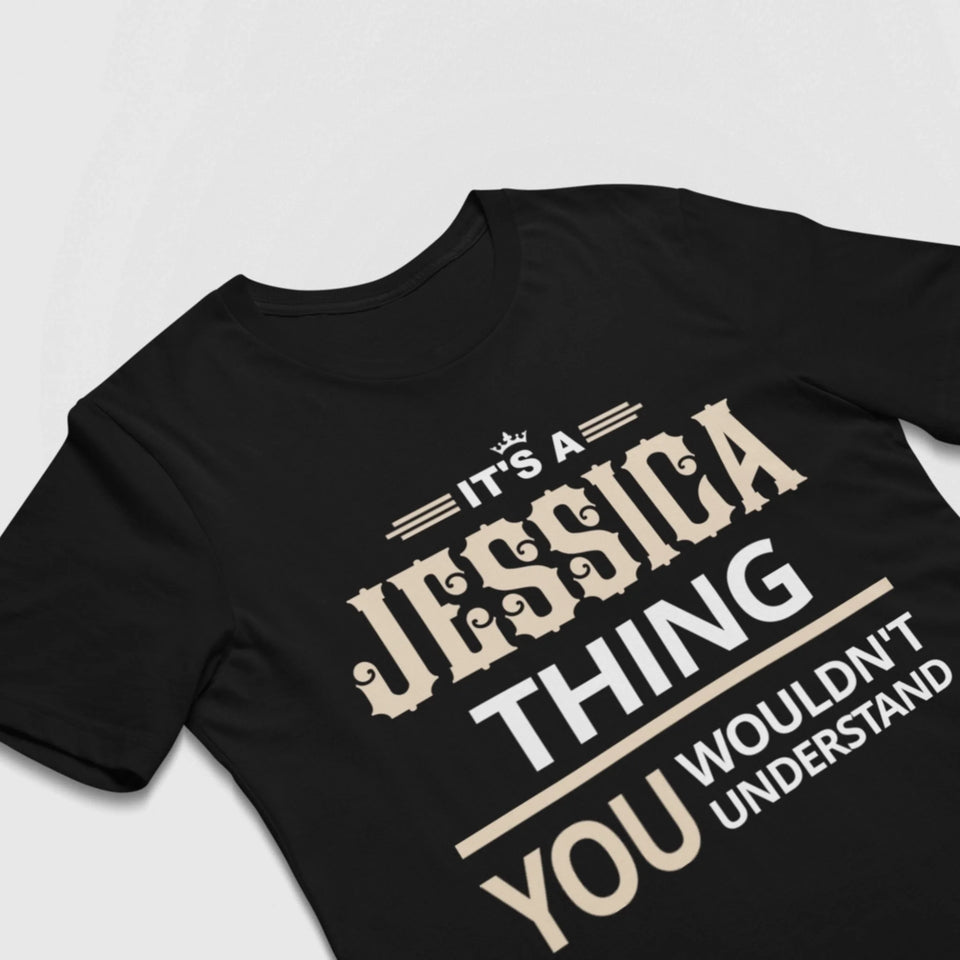Personalized Name T-Shirt - It’s A Name Thing - Vintage Typography Front