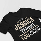Personalized Name T-Shirt - It’s A Name Thing - Vintage Typography Front