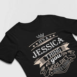 Custom Name T-Shirt - It’s A Name Thing - Crown Ribbon Typography